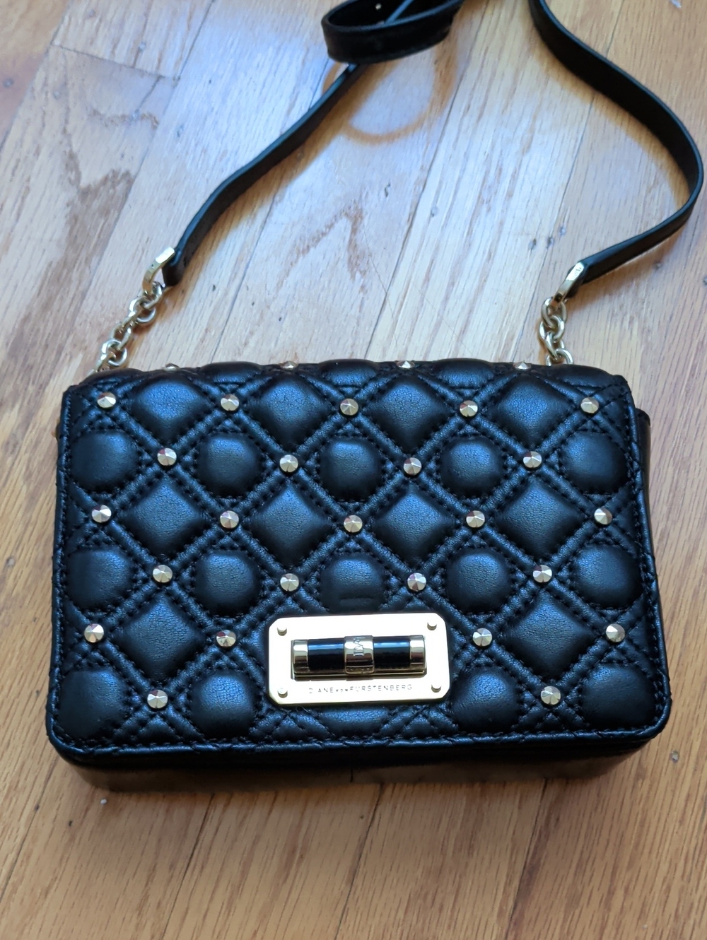 Diane von Furstenberg Leather Crossbody Bag - Picture 2 of 8